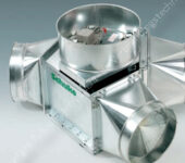 Leiding-omschakel-klep met motorische bediening, 400V