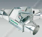 Leiding-omschakel-klep met hand bediening