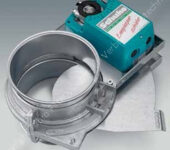 Klep, elektrisch bediend, energie besparend, In aluminium behuizing