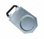 Handmatig bediende afsluiter/afsluitklep met pakking, inclusief stelschroef en kunststof handvat