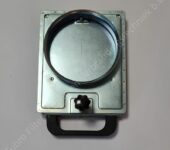 Handmatig bediende afsluiter/afsluitklep, inclusief stelschroef en kunststof handvat, zonder pakking